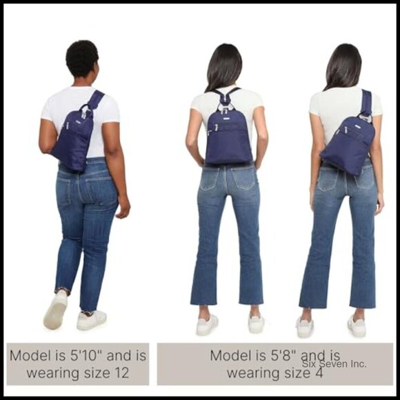 Mini Backpack Purse with RFID Card Holder, Adjustable Shoulder Strap